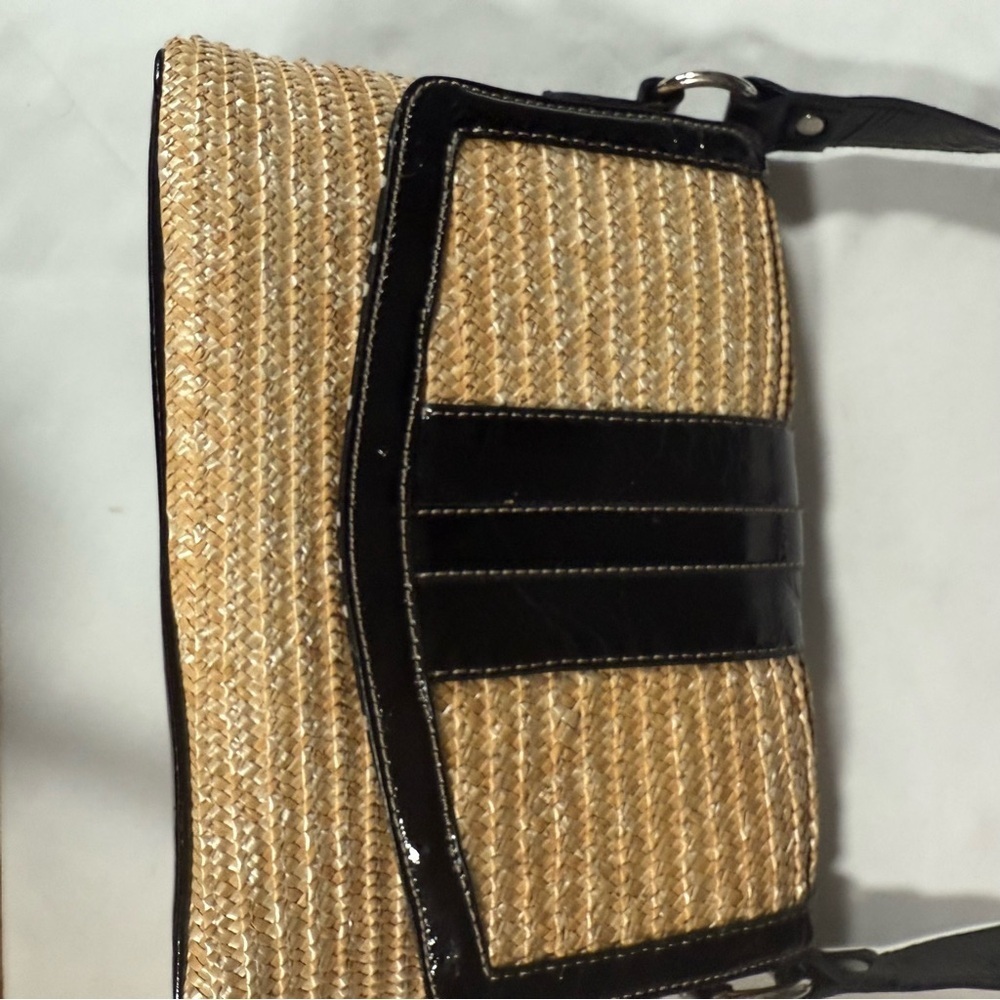 Vintage Coldwater Creek Black and Tan Crossbody Bag - Picture 13 of 14